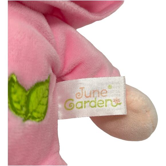 June Garden 12" Sweet Dolly Frida Stuffed Ultra Soft Baby Bear Doll Pink Outfit - Picture 6 of 16